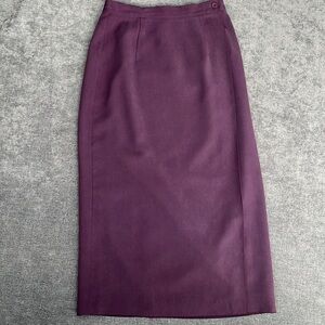 Talbots Silk Purple/Plum Skirt